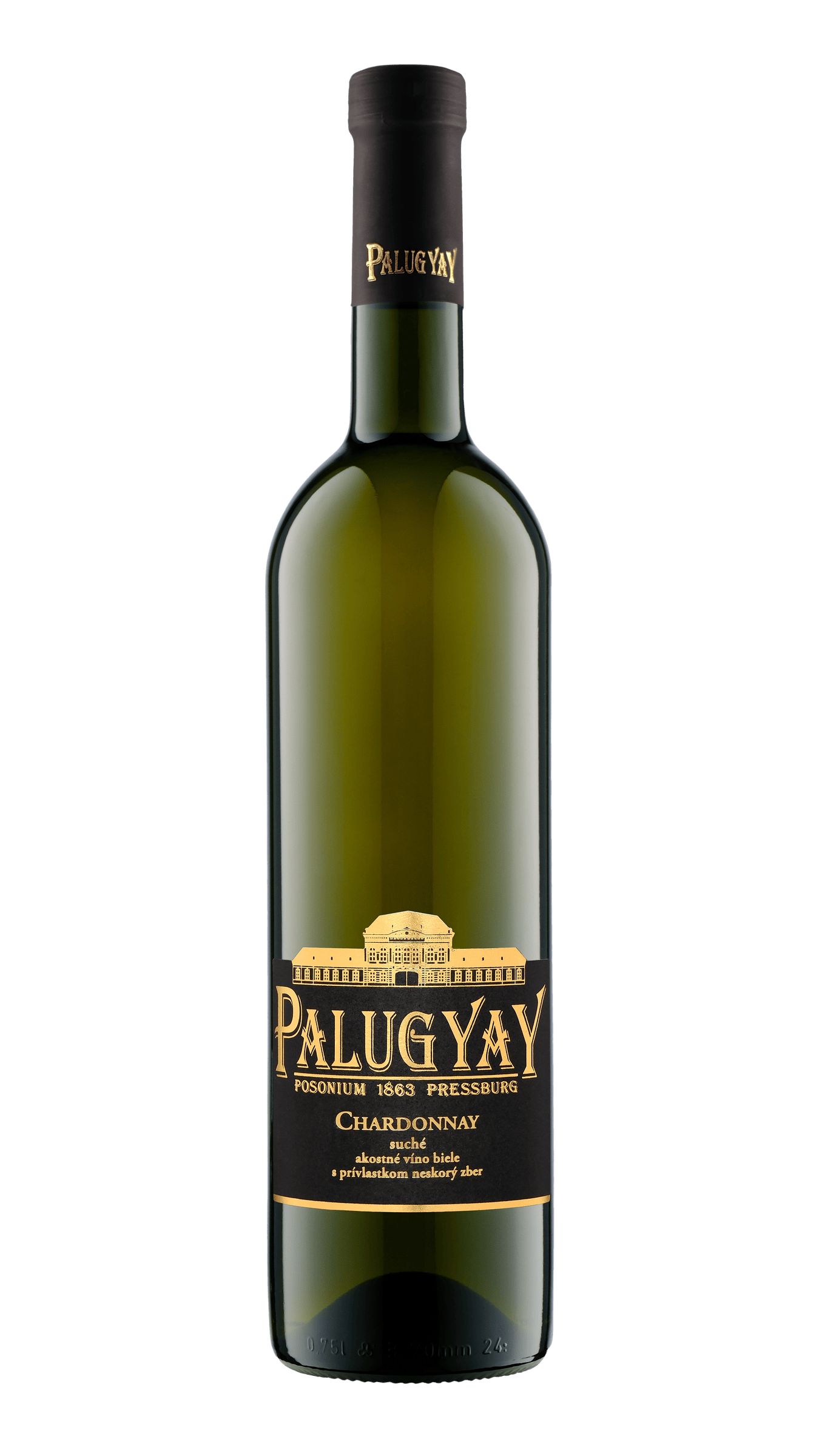 Chardonnay Palugyay fľaša 0,75l Villa Vino Rača