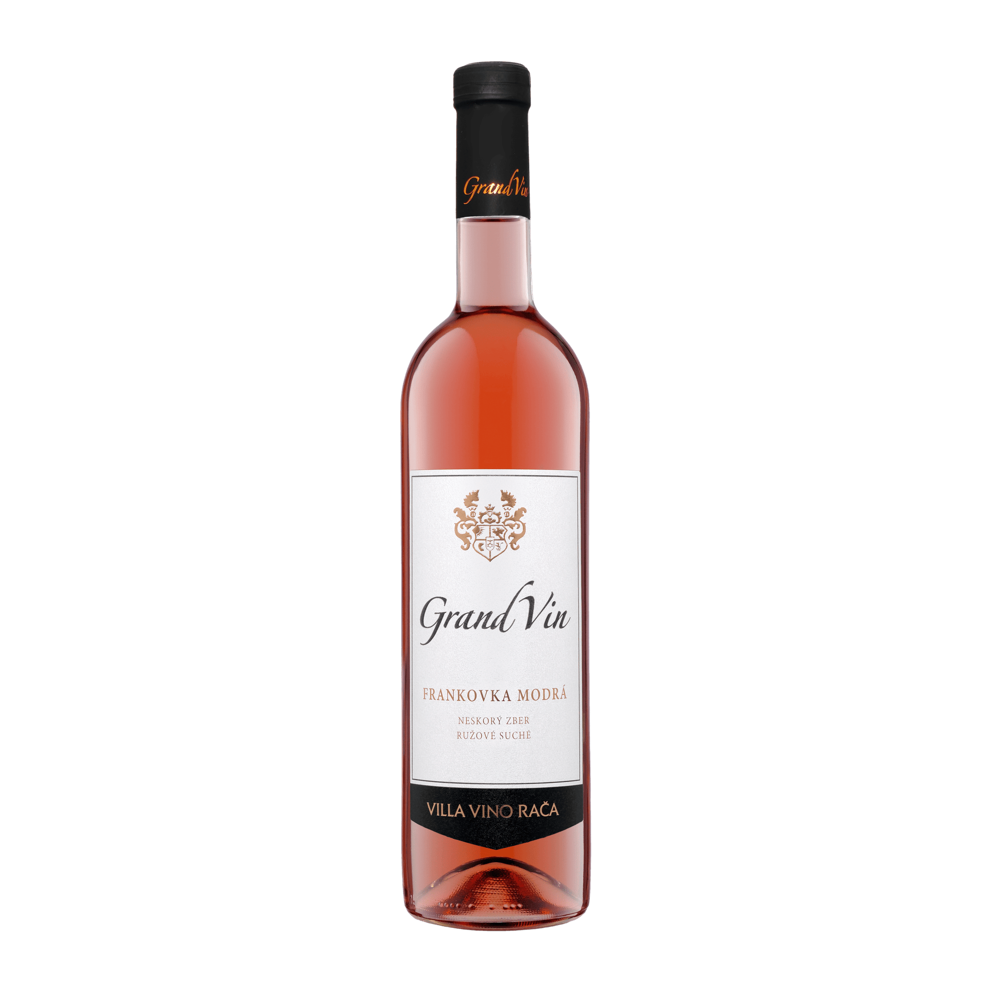 Grand Vin Frankovka modrá ružové víno fľaša 0,75l Villa Vino Rača