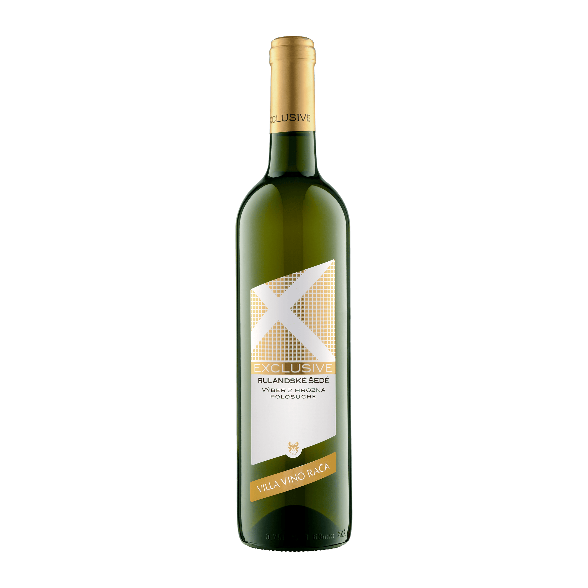 Rulandské šedé Exclusive fľaša 0,75l Villa Vino Rača