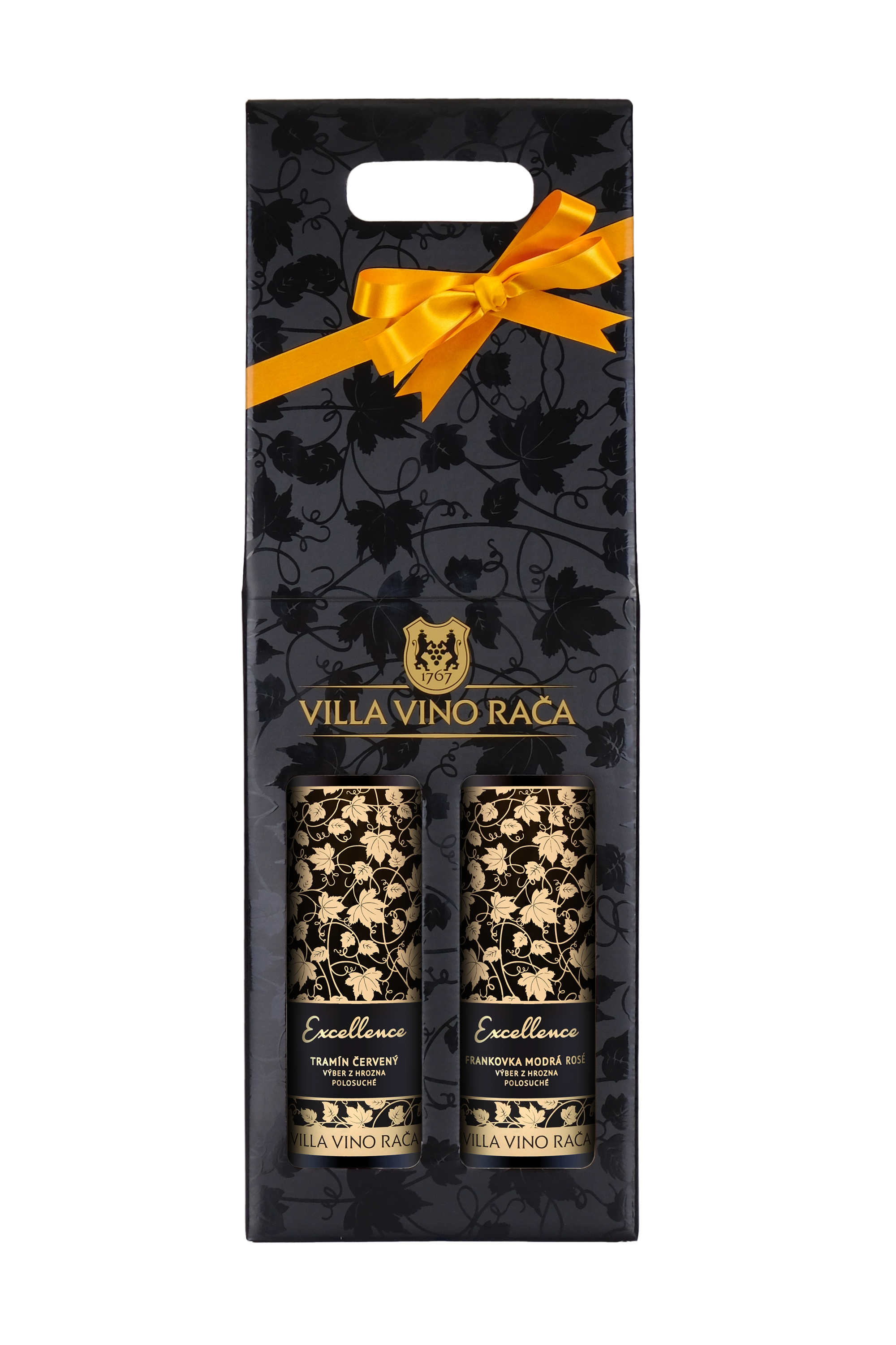 EXCELLENCE Tramín červený + Frankovka modrá rosé - čierne balenie