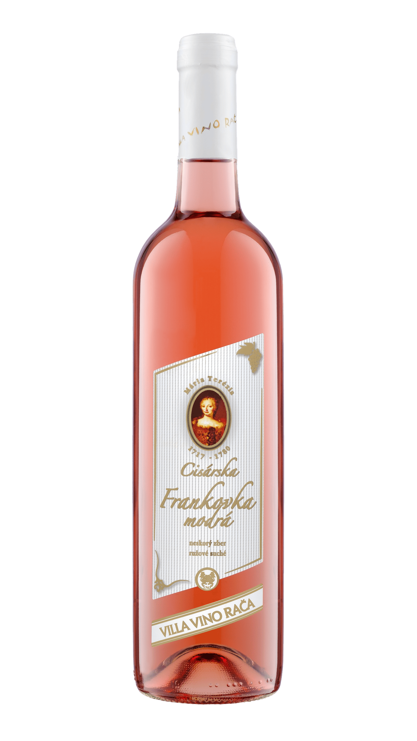 Cisárska Frankovka modrá ružové víno fľaša 0,75l Villa Vino Rača