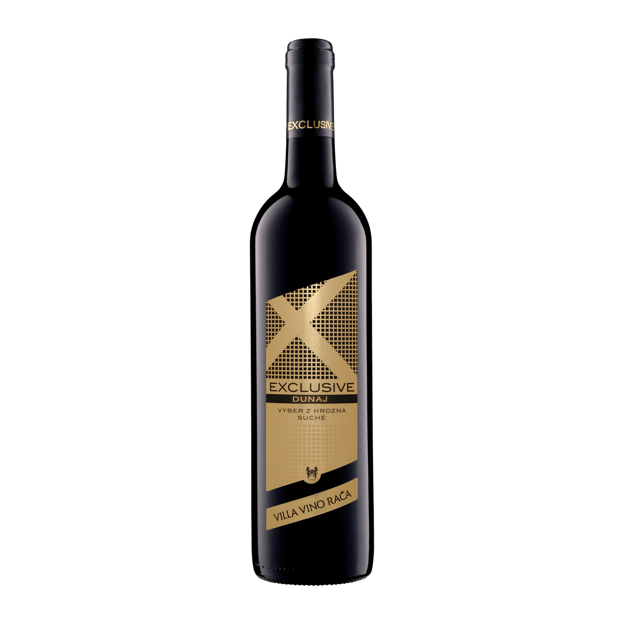 Dunaj Exclusive červené víno fľaša 0,75l Villa Vino Rača