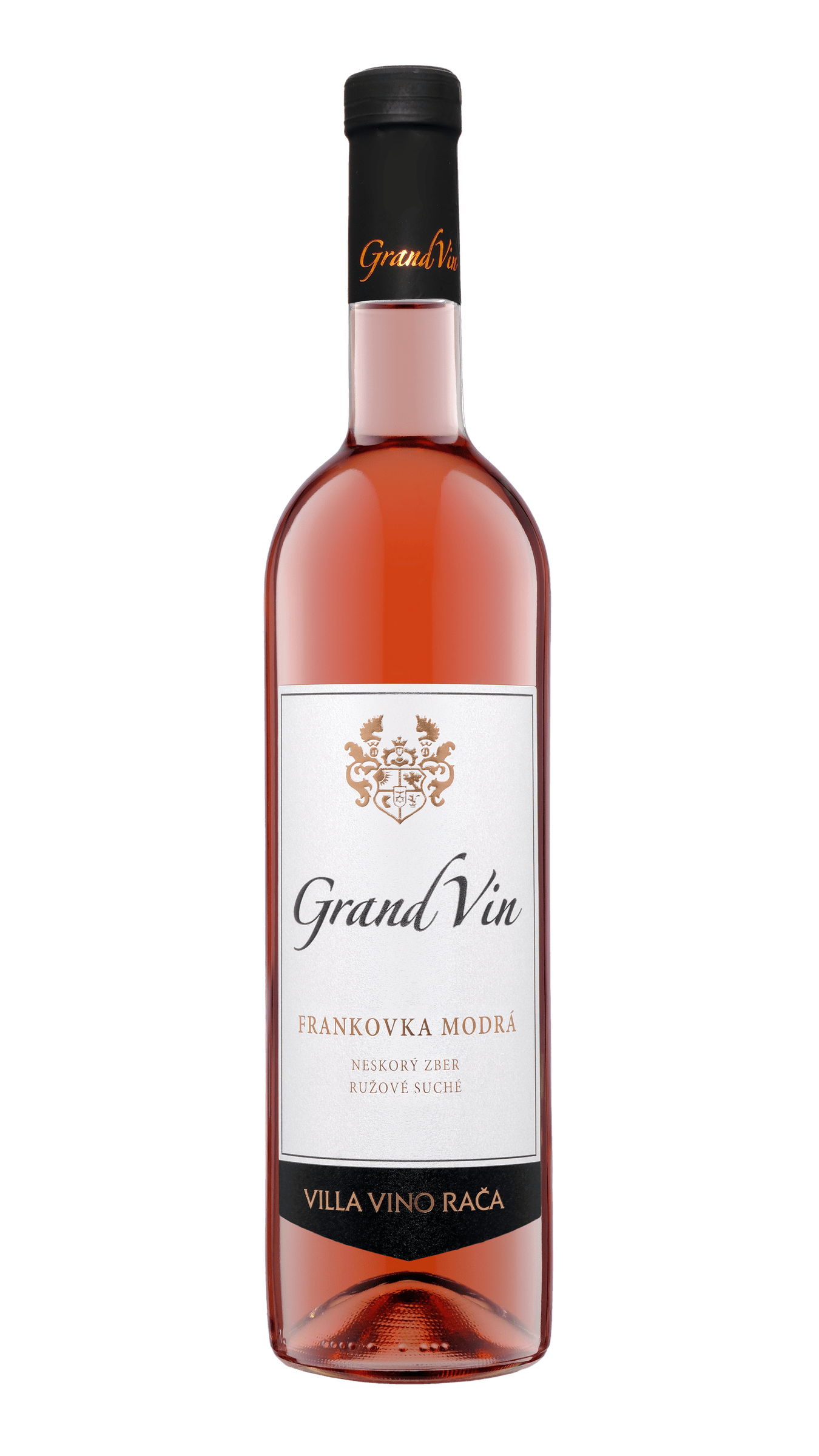 Grand Vin Frankovka modrá ružové víno fľaša 0,75l Villa Vino Rača
