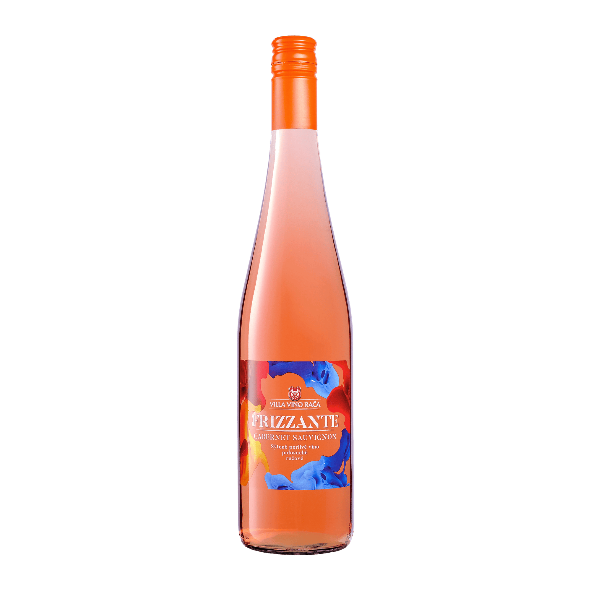 Frizzante Cabernet Sauvignon ružové šumivé víno fľaša 0,75l Villa Vino Rača